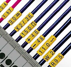 Маркеры из каучука для кабелей и проводов