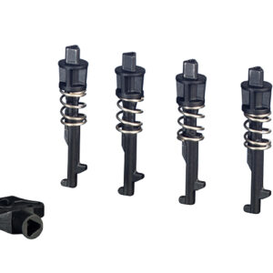 Запирающие механизмы, колпачки, шарниры крышки